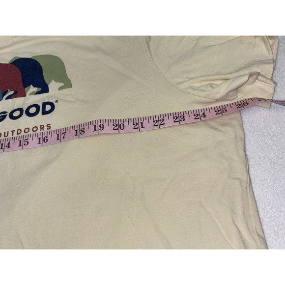 2XL Life is Good In The Great Outdoors Bears Crusher Mens t-Shirt Cream Color - Picture 5 of 8
